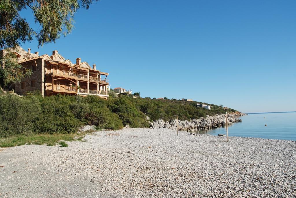 Secret Arcadia Bay - Maisonette Breathtaking Sea & Mountain View-Just On The Beach Agios Andreas  Exterior photo